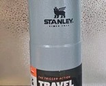 Stanley Classic Ser Trigger Action Travel Mug 16oz GRAY Stainless Steel ... - £17.63 GBP