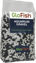 Glofish Aquarium Gravel, Black With White Fluorescent, 5-Pound Bag - £8.14 GBP