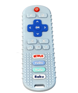 YAPROMO Baby Remote Control Shape Silicon Teething Toy For Babies - $27.41 CAD