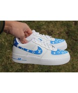 Baby Blue Custom Air Force 1s Light Blue Womens Air Forces - $224.99