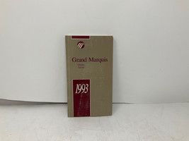 1993 Mercury Grand Marquis Owners Manual Handbook OEM H04B42010 - £25.17 GBP