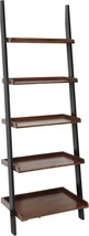 Convenience Concepts French Country Bookshelf Ladder, Dark Walnut / Black - £110.43 GBP