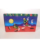 VTG 1997 Looney Tunes Marvin the Martian School Pencil Crayon Box Cardbo... - €8,19 EUR