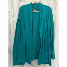 Vintage Anthony Richards Open Cardigan Size 2X (oversized) Turquoise - $13.82