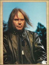 Neil Young circa 1993 classic 8 x 11 color pin-up photo - $4.01