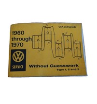 Volkswagen VW  1960-1970 WITHOUT GUESSWORK SPECIFICATION MANUAL TYPE 1 2... - $28.44