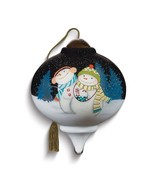 Ne&#39;Qwa Art Sweet Holiday Wishes by Nicole Tamarin Hand-painted Glass Orn... - $68.55 CAD