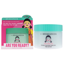 Trouble Soothing Toner Pad Pink Edition - Tea Tree Cica by Bring Green f... - $418.33 MXN