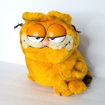 Dakin Garfield Cat Plush 11&quot; Fat Cat 1981 Orange Cartoon Stuffed Animal Korea - £31.64 GBP