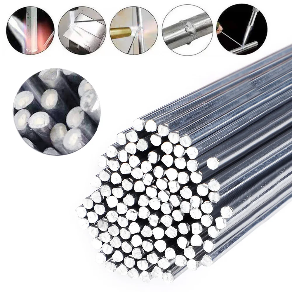 10-50pcs Welding Rods No Need Solder Powder Aluminum Welding Rod 1.6/2mm zing Lo - £175.43 GBP