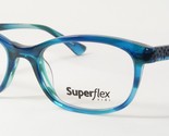 SuperFlex Niños de Niña SFK-169 C3 Transparente Verde Azulado Azul Gafas... - $76.23