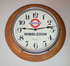 London Underground Wimbledon Station Clock, SW19 Tennis Station. - £65.45 GBP