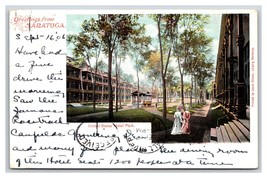United States Hotel Park Saratoga New York NY UDB Postcard W9 - £2.32 GBP