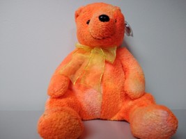 Ty Beanie Buddies&#39; Tangerine the orange napped bear  - £19.66 GBP