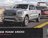 2022 Ram Truck 1500 DT Owner&#39;s Manual Original [Paperback] Ram - £27.94 GBP