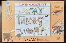 David Macaulay's The Way Things Work Mechanical Educational Board Game Vintage - $8.94