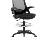 Drafting Chair Tall Office Chair Standing Desk Chair Mesh Computer Chair... - £120.84 GBP