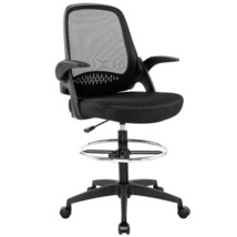 Drafting Chair Tall Office Chair Standing Desk Chair Mesh Computer Chair Adjusta - £121.09 GBP