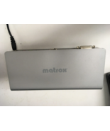 matrox DS1 Matrox DS1 Thunderbolt Docking Station for MacBook DS1/DVI &amp; ... - $23.97