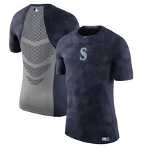 new mens XXL Nike pro MLB seattle mariners hypercool SS fitted shirt - £23.76 GBP