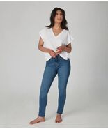 Alexa-STB High-Rise Skinny Jeans Stone Blue Size 29 - $276.15 MXN