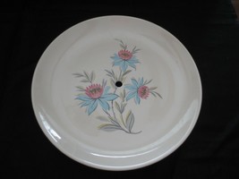 1950&#39;s Steubenville Fairlane Pottery 3-TIER Tidbit Tray Bottom Plate Only - 10&quot; - £7.90 GBP