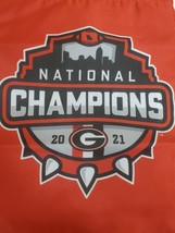 UGA Georgia Bulldogs 2021 National Football Champions Garden Flag Collectors Red - £15.12 GBP+