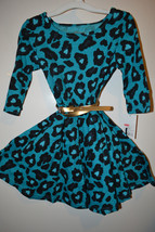 Circo  Girls  Dress with  Belt  SIZE XS 4/5 S 6/6X M 7/8  NWT  Turquoise - £11.70 GBP