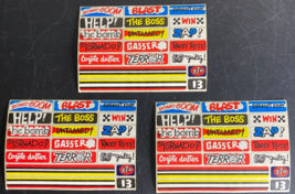 Vintage Racing Stickers Decals Assorted Car names STP Toys Drag Kit lot of 57 - £5.43 GBP