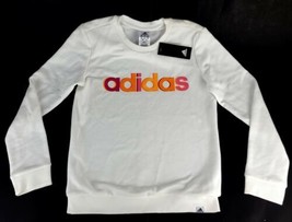 Adidas Woman&#39;s White Crewneck Sweater Small New - £32.27 GBP