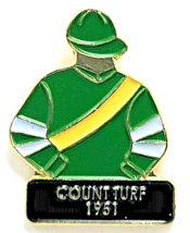 1951 Kentucky Derby Winner Count Turf Jockey Silks Pin Horse Racing Memo... - $14.99 1951 Kentucky Derby Winner Count Turf Jockey Silks Pin Horse Racing Memo... - $14.99
