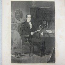 William Wirt U.S. Attorney General Steel Engraving Print Antique 1863 RARE - £27.96 GBP