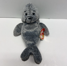 Ty Beanie Babie Slippery the Seal Grey Beanbag Plush Hang Tag Stuffed An... - $8.12