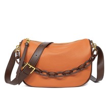Fashion Designer Handbags For Women Genuine Leather Saddle Casual Tassel Crossbo - £55.86 GBP
