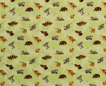 Bears Cubs You&#39;re All My Favorites Kids Green Cotton Fabric Print BTY D7... - $11.95