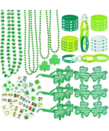 96Pcs St. Patricks Day Party Favors Set Shamrock  - $22.42