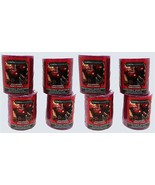 Lot of (8) Luminessence Apple Cinnamon Pillar Candles, Great Scent!  7 o... - $33.65