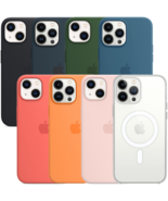 For iPhone 14 &amp;13 ,PRO , PRO MAX MINI SILICONE/CLEAR Apple Magsafe phone... - €22,67 EUR+