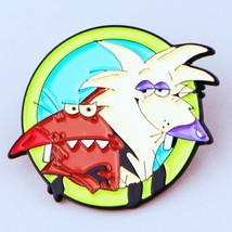 Angry Beavers Animated TV Series Daggett and Nobert Metal Enamel Pin NEW... - $7.84