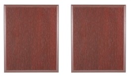 Pack of 2 Mahogany Finish Blank Wood Plaque 8&quot; x 10&quot; Only $10.95 each (PL27) - £17.50 GBP