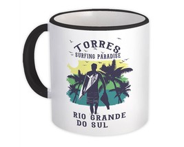 Torres Brasil : Gift Mug Surfing Paradise Beach Tropical Vacation - £12.27 GBP