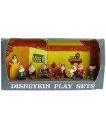 Vintage Marx Disney Disneykins Snow White &amp; The Seven Dwarfs Mini Playse... - £118.51 GBP