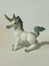 Unicorn Figurine vtg Goebel Hummel West Germany W Magical Horse pegasus white 2 - £51.59 GBP