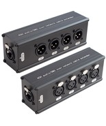 4 Channel 3 Pin Multi Network Xlr Cable Breakout Male, 4 Xlr Male + 4 Xl... - $77.90 CAD