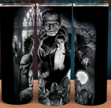 Classic Horror  Universal Monsters Frankenstein Dracula Cup Mug Tumbler 20oz - £16.04 GBP