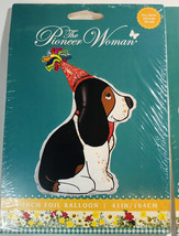 The Pioneer Woman Bassett Hound Dog 41&quot; Foil Balloon (Not Filled) - NEW - £4.00 GBP