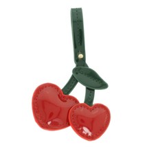  Heart Shaped Cherry Bag Charm Keychain - $18.50