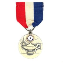 Vintage Sterling Signed Balfour 1943 Enamel American Legion Auxiliary Me... - $84.15