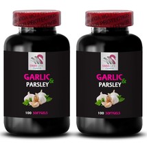 Natural Support - Garlic &amp; Parsley Odorless - Daily Wellness 2 Bottle 200 Caps - $34.16