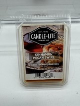 Candle-lite Cinnamon Pecan Swirl Wax Melt 6 Cubes Holiday Pie Fall COMBI... - $80.52 MXN